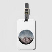 Aquarelllandschaft rund gepäckanhänger (Vorderseite Vertikal)