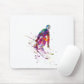 Aquarellläufer Mousepad (Mit Mouse)