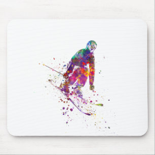 Aquarellläufer Mousepad