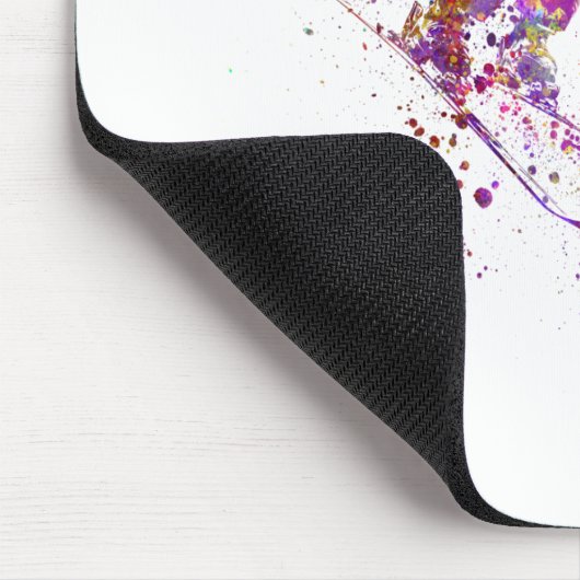 Aquarellläufer Mousepad (Ecke)