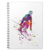 Aquarellläufer Notizblock (Vorderseite)