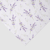 Aquarelllavender-Blume und -Blätter Seidenpapier (Ausschnitt)