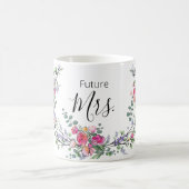 Aquarelllavender eucalyptus Pink Wilde Rose Kaffeetasse (Mittel)