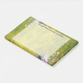 Aquarelllavender Floral Post-it Klebezettel (angewinkelt)