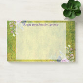 Aquarelllavender Floral Post-it Klebezettel (Büro)