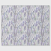 Aquarelllavender Geschenkpapier (Flach)