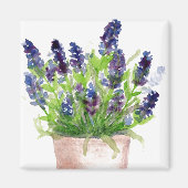 Aquarelllavender Magnet (Vorne)