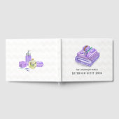 Aquarelllavender Olive Soap Badezimmer Gästebuch (Voll)