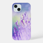 Aquarelllavender Purple Blumen Garten Blumen iPhone 15 Hülle (Rückseite)