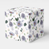 Aquarelllavender Purple Flowers Geschenkschachtel (Vorderseite)