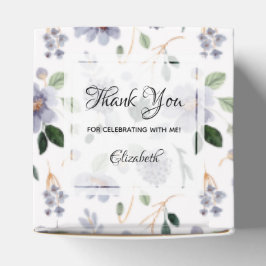 Aquarelllavender Purple Flowers Geschenkschachtel