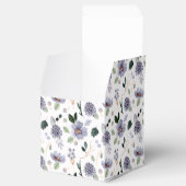 Aquarelllavender Purple Flowers Geschenkschachtel (Geöffnet)