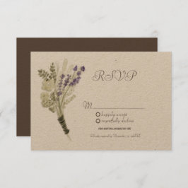 Aquarelllavender Rustikale Botany Kraft UAWG Einladung