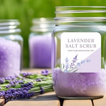Aquarelllavender Salz Scrub