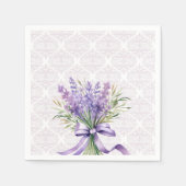 Aquarelllavender Serviette (Vorderseite)