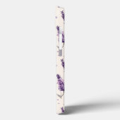 Aquarelllavender und Punktedesign Case-Mate iPhone Hülle (Rückseite / Links)