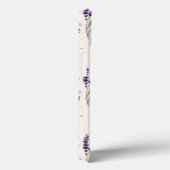 Aquarelllavender und Punktedesign Case-Mate iPhone Hülle (Rückseite / Rechts)