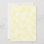 Aquarelllavender Yellow 75 & Fabulous Birthday Einladung (Rückseite)