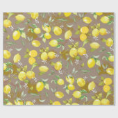 Aquarelllemon Geschenkpapier (Flach)