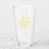 Aquarelllemon Glas (Rückseite)