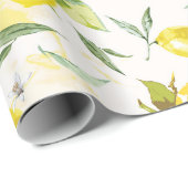 Aquarelllemon II Geschenkpapier (Rolleneckpunkt)