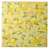 Aquarelllemon IV Fliese (Vorderseite)