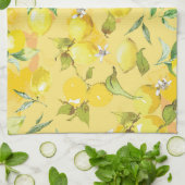 Aquarelllemon IV Geschirrtuch (Gefaltet)