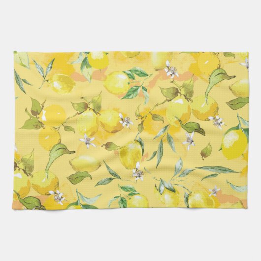 Aquarelllemon IV Geschirrtuch (Horizontal)