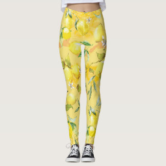 Aquarelllemon IV Leggings