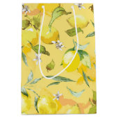 Aquarelllemon IV Mittlere Geschenktüte (Vorderseite)