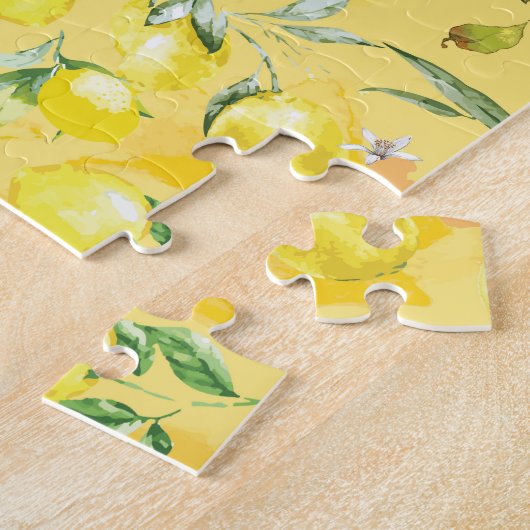 Aquarelllemon IV Puzzle (Seite)