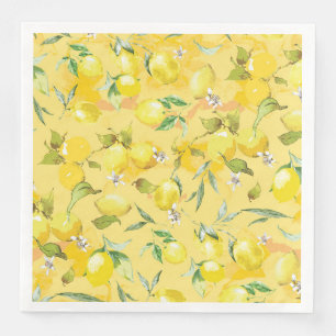 Aquarelllemon IV Serviette