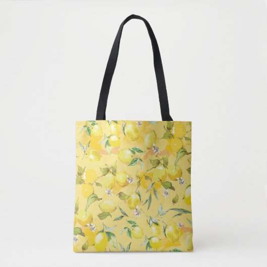 Aquarelllemon IV Tasche (Vorderseite)