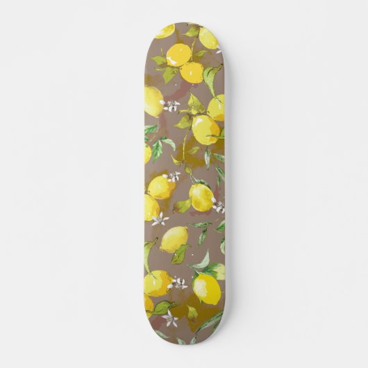 Aquarelllemon Skateboard (Vorne)