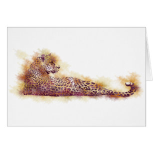 Aquarellleopard