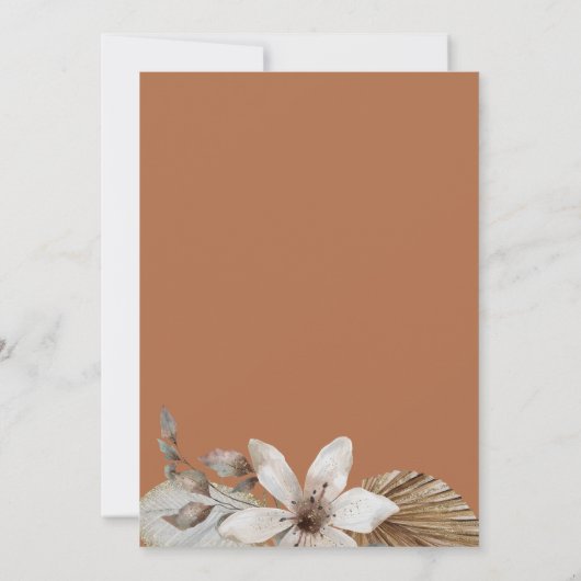 Aquarellleopard 60. Geburtstag Einladung (Rückseite)