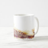 Aquarellleopard Kaffeetasse (VorderseiteRechts)