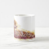 Aquarellleopard Kaffeetasse (Mittel)
