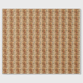 Aquarellleopard Print: Exotic Fur Textur Geschenkpapier (Flach)