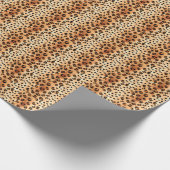 Aquarellleopard Print: Exotic Fur Textur Geschenkpapier (Ecke)
