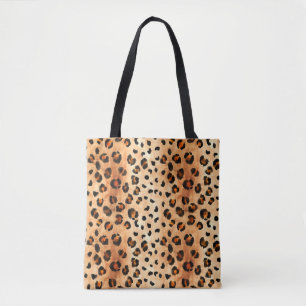 Aquarellleopard Print: Exotic Fur Textur Tasche