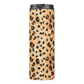 Aquarellleopard Print: Exotic Fur Textur Thermosbecher (Rückseite)