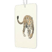 Aquarellleopard-Urwaldkatze grün gestrichen Autolufterfrischer (Links)