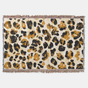 Aquarellleoparde, Farbverlauf von Krawatte und Far Decke