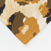Aquarellleoparde, Farbverlauf von Krawatte und Far Fleecedecke (Ecke)