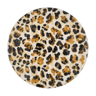 Aquarellleoparde, Farbverlauf von Krawatte und Far Schneidebrett
