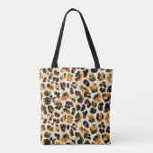 Aquarellleoparde, Farbverlauf von Krawatte und Far Tasche (Rückseite)