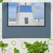 Aquarellleuchtturm Geschirrtuch (Gefaltet)