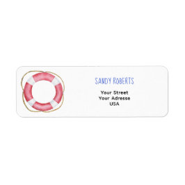 Aquarelllifebuoy - Rückgabeadresse