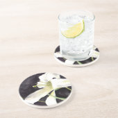 Aquarelllilie durch "Kunst durch Heide " Getränkeuntersetzer (Seite)